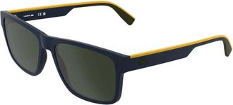 Lacoste L6076S Zonnebril - Heren - Zonnebrillen - Blauw - 58 MM - Accessoires