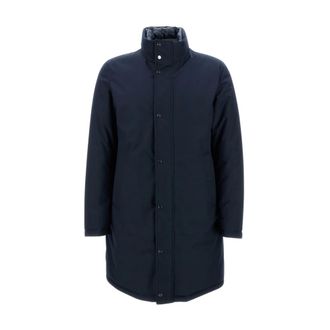 Herno Heren, Jassen, Blauw, Maat: S Wol