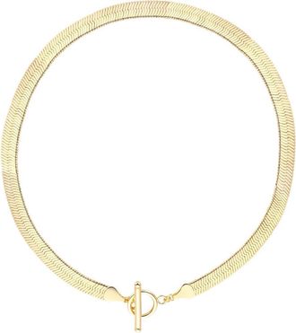 st. Moran Cora Herringbone Chain Necklace in Gold at Nordstrom