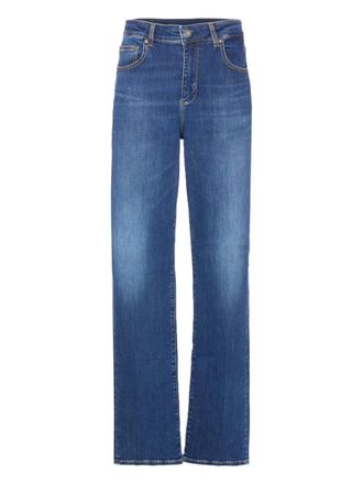 Liu Jo whiskering-effect jeans - Blue