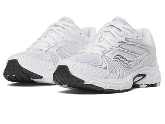 Saucony Originals Ride Millennium Womens Shoes White/Silver : 5.5 B - Medium, Leather