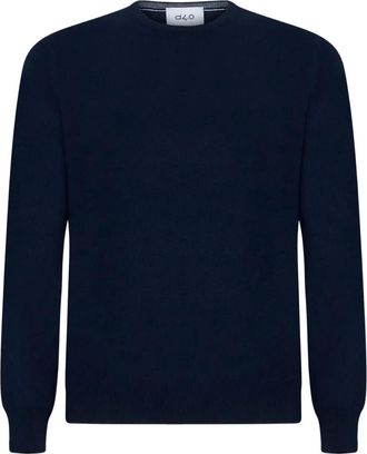 D4.0 Maglioncino con scollo a barca - Blu