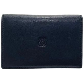 Loewe Pre-owned Wallets, male, Black, Size: ONE SIZE Pre-owned Card Case