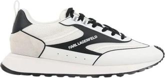 Karl Lagerfeld Kairo Lace Mix II Sneakers - Heren - Sneakers - Wit - 44 EU - Su&egrave;de - Schoenen