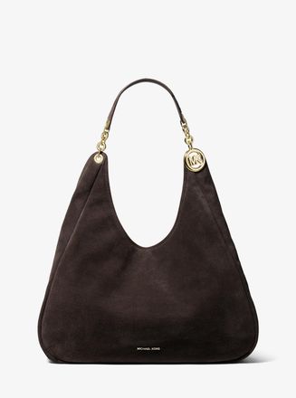 Michael Kors Ellie Large Suede Shoulder Bag