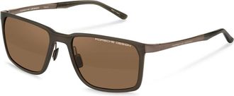 Porsche Design P86002 C629 Mens Sunglasses Green Size 58