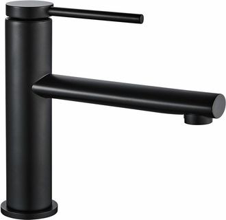 Rea Grafiador De Lavabo Bajo Ovalado Negro Sku Rea-b6516