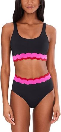 Beach Riot Marin Top Womens Clothing Electric Wave : XL, Elastane/Nylon
