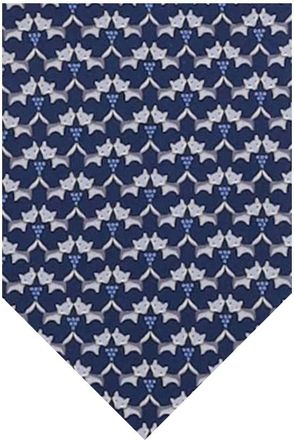 Ferragamo Blue Graphic Tie