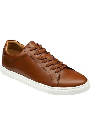 CHARLES TYRWHITT Leather Sneaker in Dark Tan at Nordstrom, Size 9