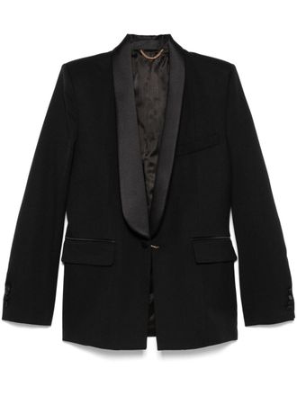 Victoria Beckham Blazer met sjaalkraag - Zwart