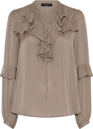 Bruuns Bazaar Kamille BBJ Olivia Blouse - - Blouses & Shirts - Donna - Grigio - XS