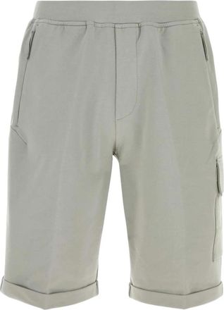 C.P. Company Stretch Katoen Bermuda Shorts - Heren - Korte Broeken - Grijs - S - Katoen - Korte Broeken