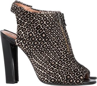 Roland Mouret Gedrukte Hoge Hakken Laarzen in Multicolor Ponyhaar