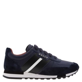 Bally Glendy Leather Low-Top Sneakers, Brand Size 37 ( US Size 6.5 )