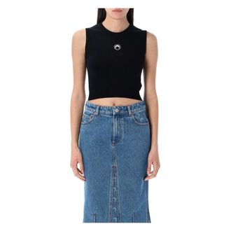 Marine Serre Donna, Top, Nero, M, new