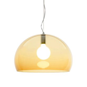 Kartell FL/Y Pendelleuchte, bernstein