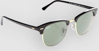 Ray-Ban Clubmaster Ebony/Arista Iconic Occhiali da Sole nero