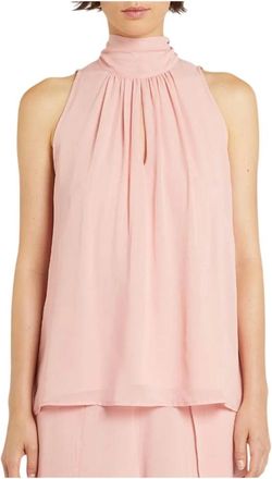 Marella Sleeveless Top - Dames - Tops zonder mouwen - Roze - S - Tops