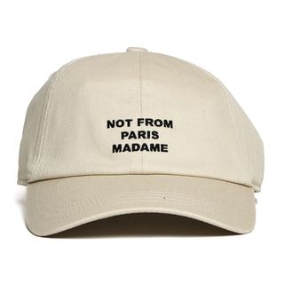 Dr&ocirc;le de Monsieur La Casquette Slogan - male - Drole de Monsieur - Hats & Caps - White - ONE SIZE - Accessories