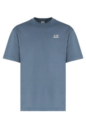 C.P. Company 30/1 BRITISH SAILOR LOGO T SHIRT Size: XXL, colour: BLUE