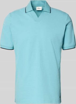 s.Oliver Red Label Regular Fit Poloshirt aus reiner Baumwolle in Tuerkis, Gr&ouml;&szlig;e 3XL