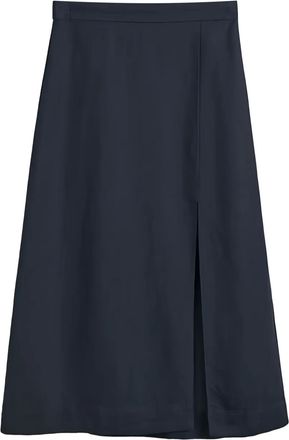GANT Gonna midi con spacco - Blu