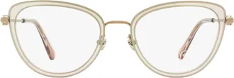 Moncler ML5148 Cat-Eye Optical Eyeglasses - Rose
