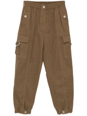 3.1 Phillip Lim Pantaloni con abbottonatura decorativa - Marrone