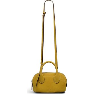 Radley London The Muriel - Suede Micro Ziptop Satchel Bag in Ochre at Nordstrom