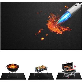 OEM Esterilla Plegable Para Barbacoa Crezuo De 3972 Pulgadas, Esterilla Ign&iacute;fuga Para Barbacoa, Resistencia A Altas Temperaturas: 500 Grados.-crezuo