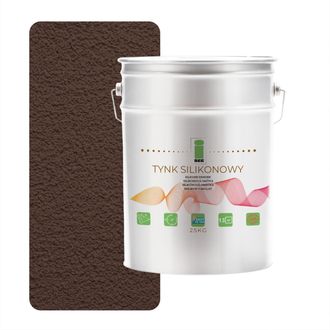 OEM Yeso De Silicona 8017 Para Fachada Exterior, Color Marr&oacute;n Chocolate, 1,5 Mm, 25 Kg