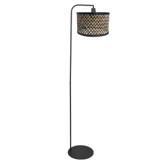 Steinhauer Steinhauer - L&aacute;mpara De Pie - Stang - Negro - Bamb&uacute; Metal - &Oslash;