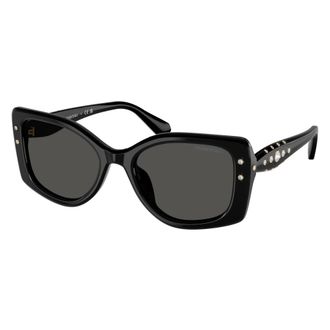 Swarovski Sunglasses, female, Black, Size: 54 MM Sk6058U Sunglasses