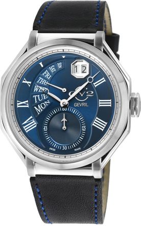 Gevril Group Marchese Quartz Blue Dial Mens Watch 42421