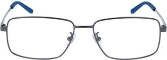Montblanc MB0108O002 Metal Rectangle Eyeglasses - Gray