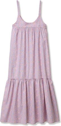Petite Plume Fleurette Chloe Cotton Nightgown in Pink Floral at Nordstrom, Size X-Large