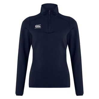 Canterbury Of New Zealand Dames/Dames Club Quarter Zip Trainingsmidlayer (Marine)