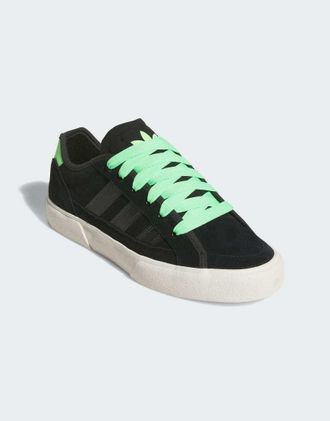 adidas Originals Court TNS Premiere - Scarpe nero core / carbonio / lime