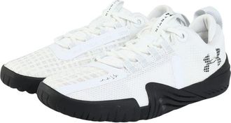 Under Armour Mens Tribase Reign 6 Sneaker, White/Black/Black, 10.5 UK