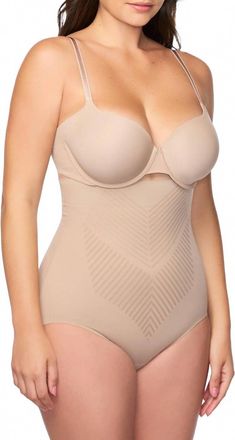 TC Fine Intimates Iconic Core High-Waist Shaping Brief In Stucco