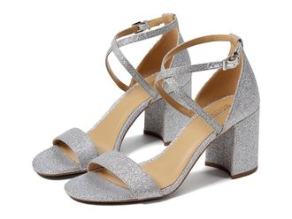 Michael Kors Sophie Flex Mid Womens Sandals Light Silver : 7.5 M, Leather