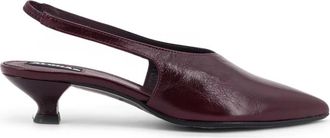 Alohas Alohas, Schoenen, Dames, Paars, 38 EU, Leer, Eros Slingback Pump