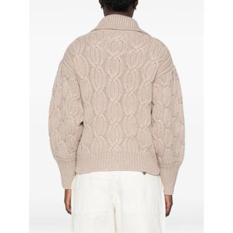 Brunello Cucinelli Cable-Knit Cardigan - Beige