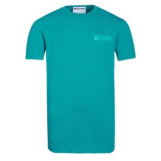 Moschino Logo Patch Groen T-shirt