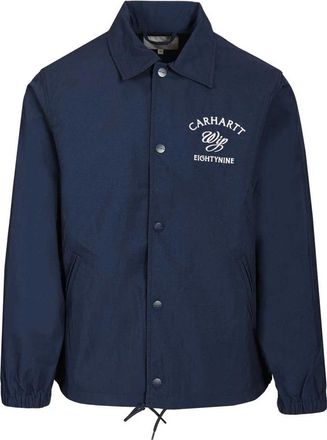 Carhartt Work in Progress Eightynine Coach Jacket - Heren - Zomerjassen - Blauw - XS - Nylon - Jassen