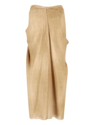 Ermanno Scervino Womens Skirts Brown Polyester
