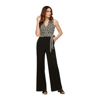 Joseph Ribkoff Jumpsuits & Playsuits, Dames, Zwart, S, Polyester, Polyester Blend Jumpsuit