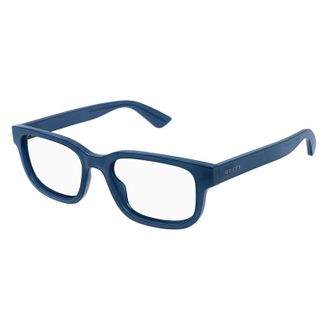 Gucci GG1584O006 Rectangle Full Rim Eyeglasses - Blue