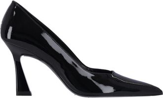 Stuart Weitzman Black Vinnie 85 Patent Leather Pumps